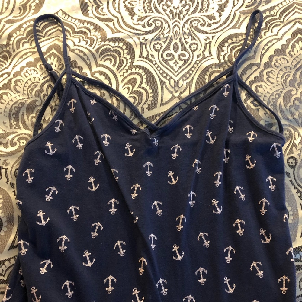 Cute anchor tank top
